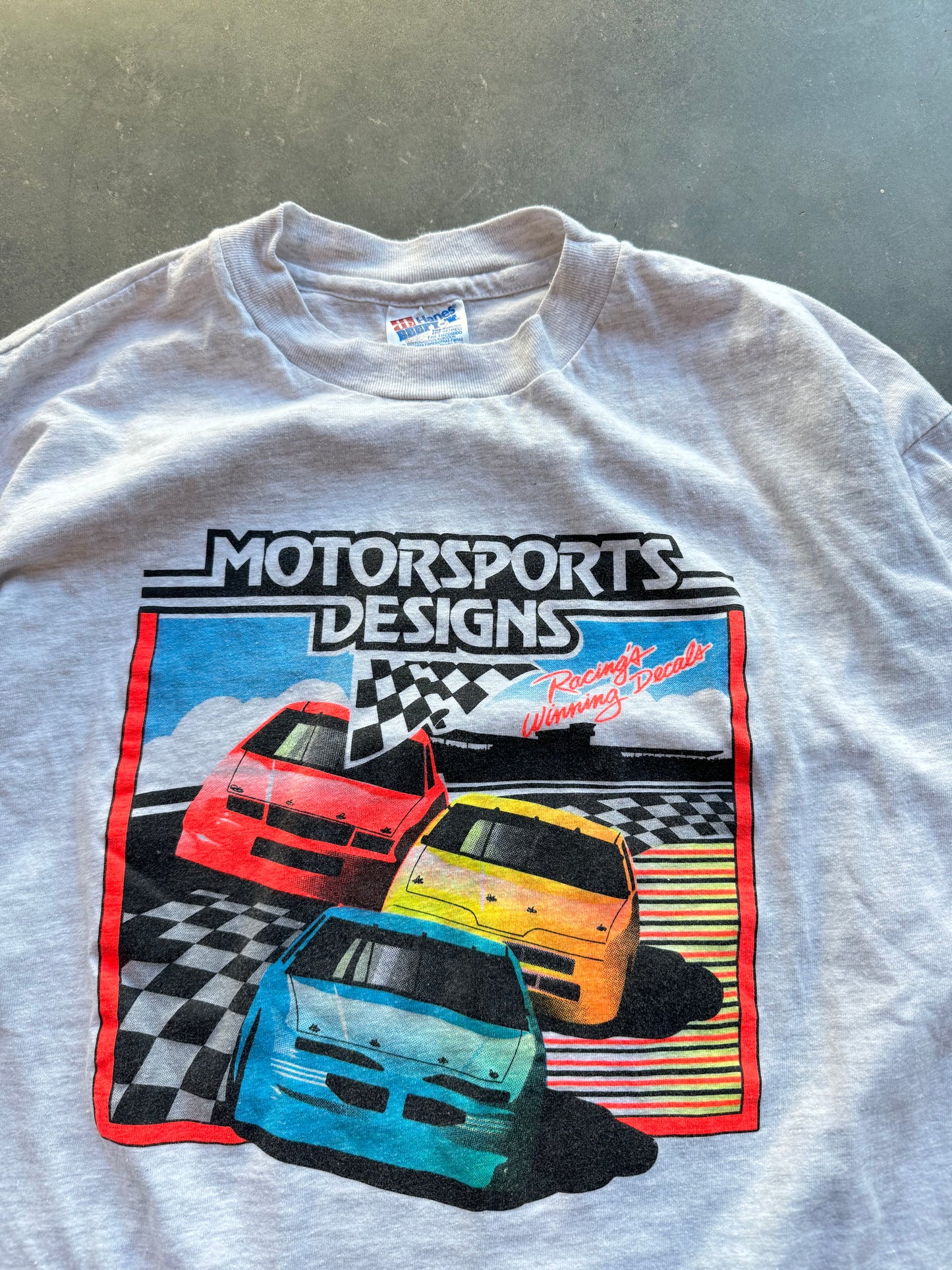 90’s Motorsports Designs Vintage Racing Decals Tee (XL)