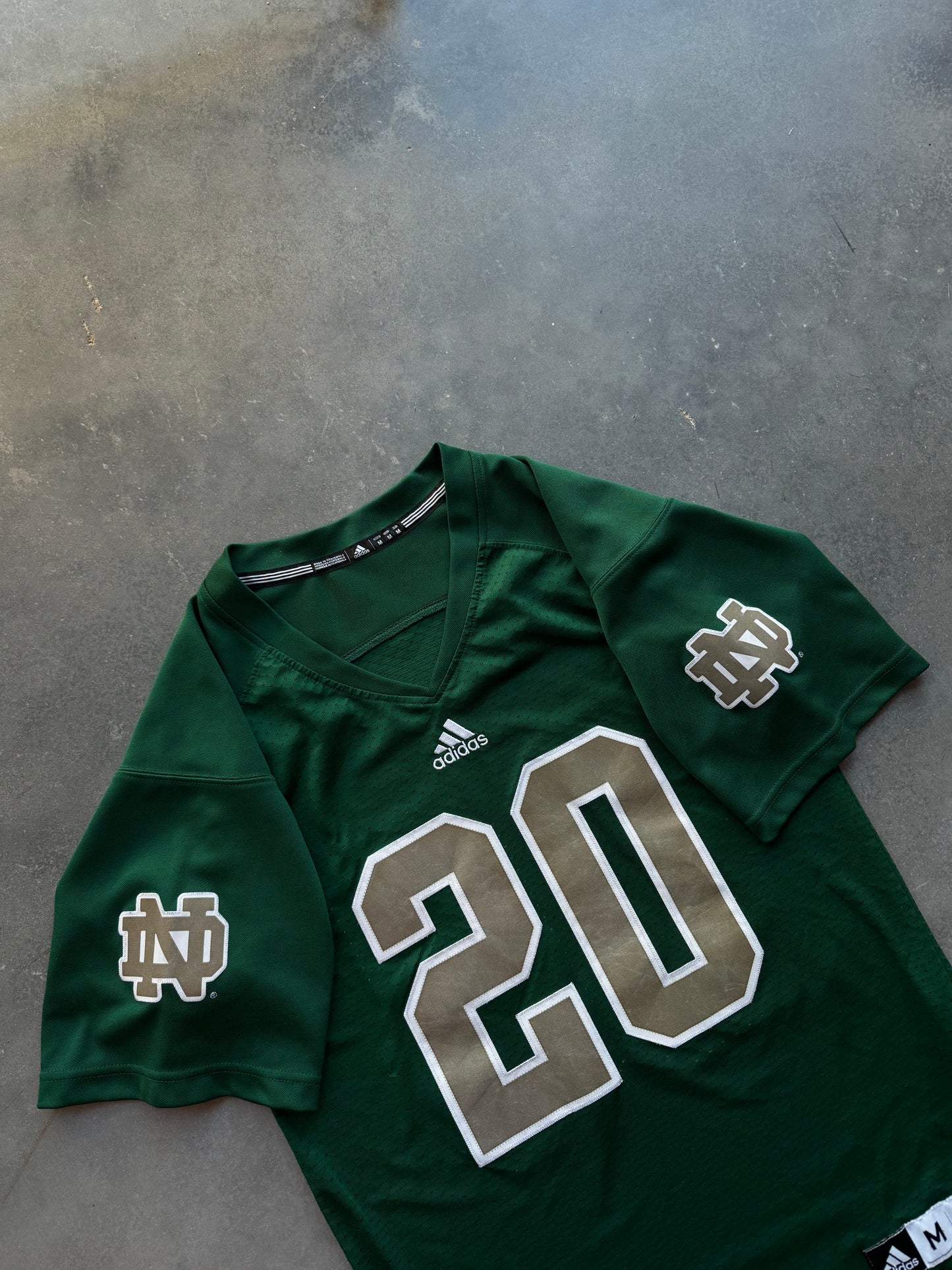 2012 Notre Dame Fighting Irish Adidas Football Jersey (Medium)