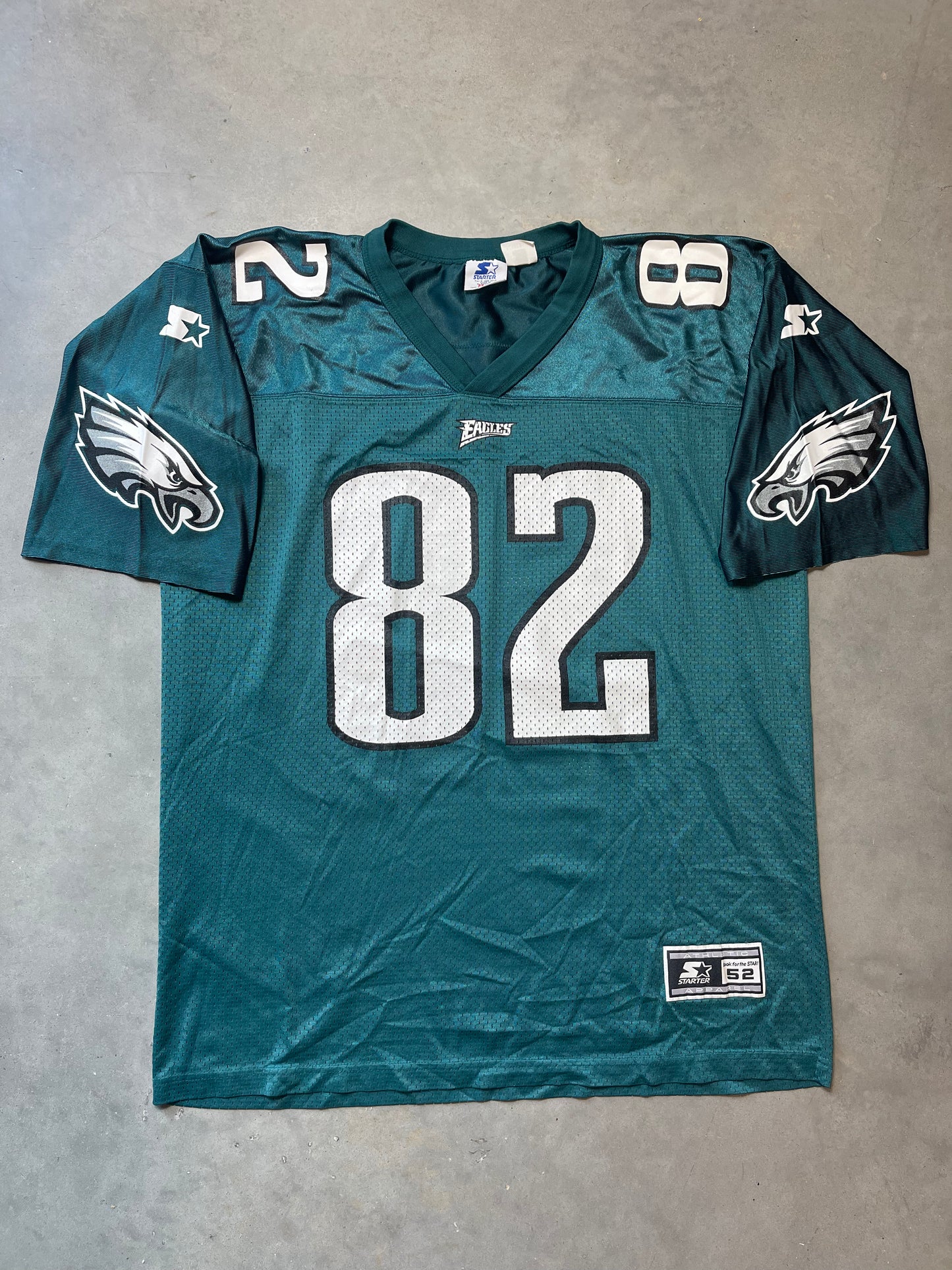 90’s Philadelphia Eagles Chris Jones Vintage Starter NFL Jersey (52/XL)