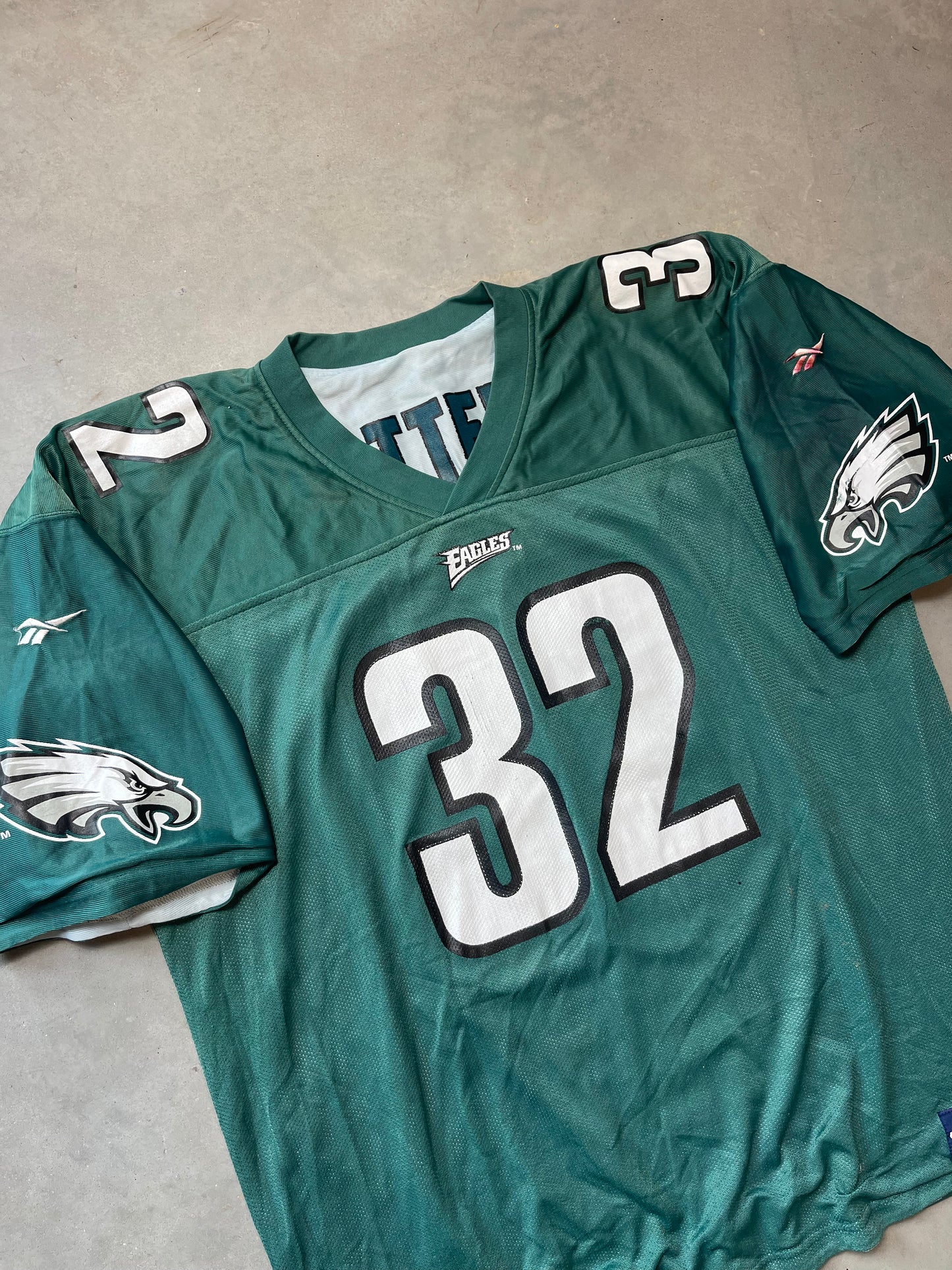 90’s Philadelphia Eagles Ricky Watters Vintage Reebok Reversible NFL Jersey (54/XXL)