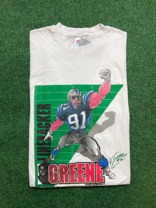 1996 Carolina Panthers Kevin Greene Vintage NFL Tee (XL)