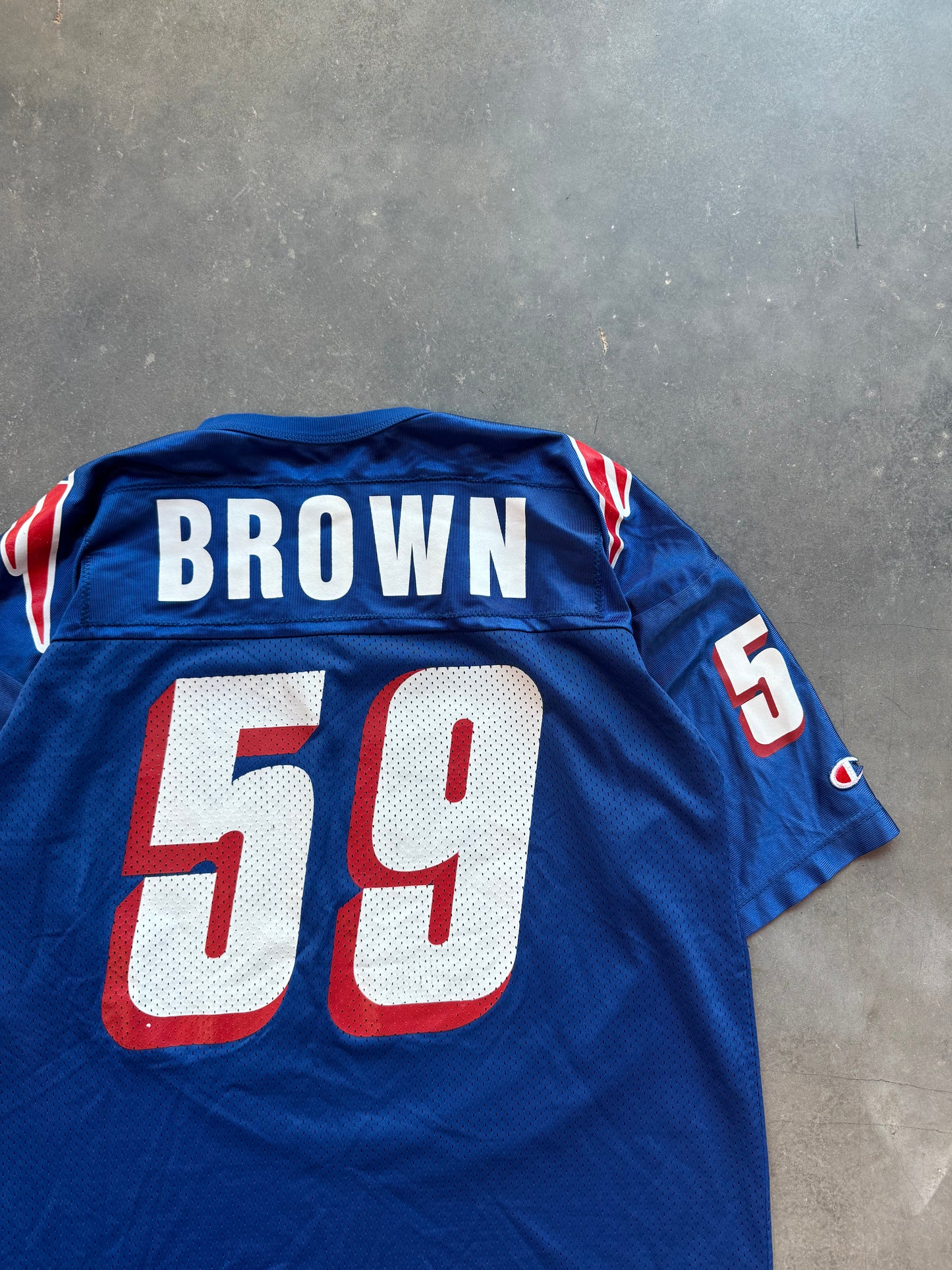 90’s New England Patriots Vincent Brown Vintage Champion NFL Jersey (48/XL)