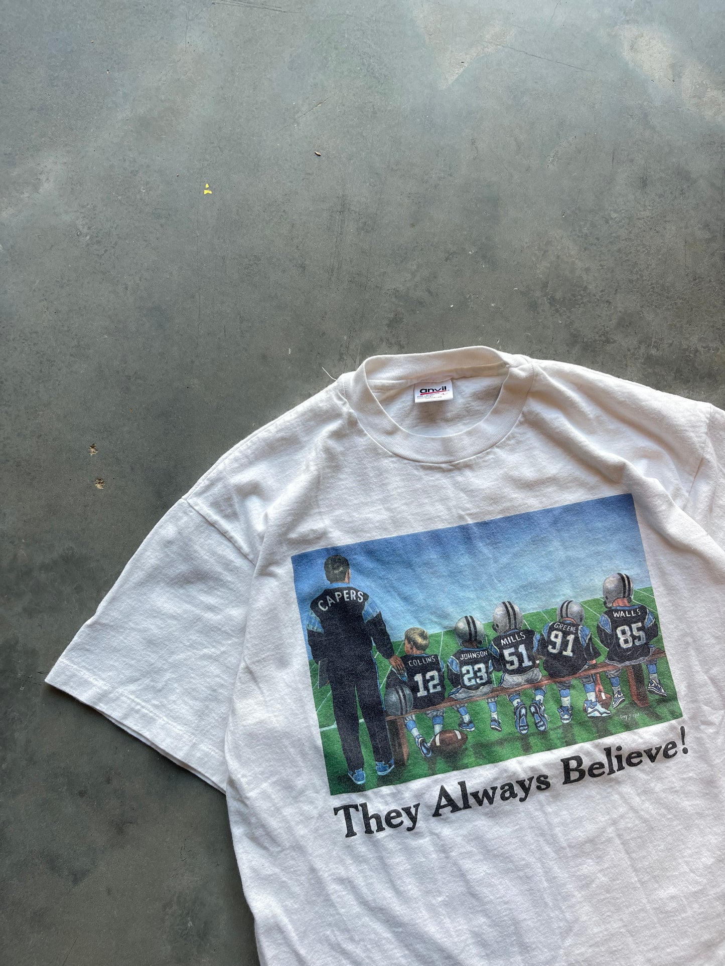 90’s Carolina Panthers “They Always Believe!” Vintage NFL Tee