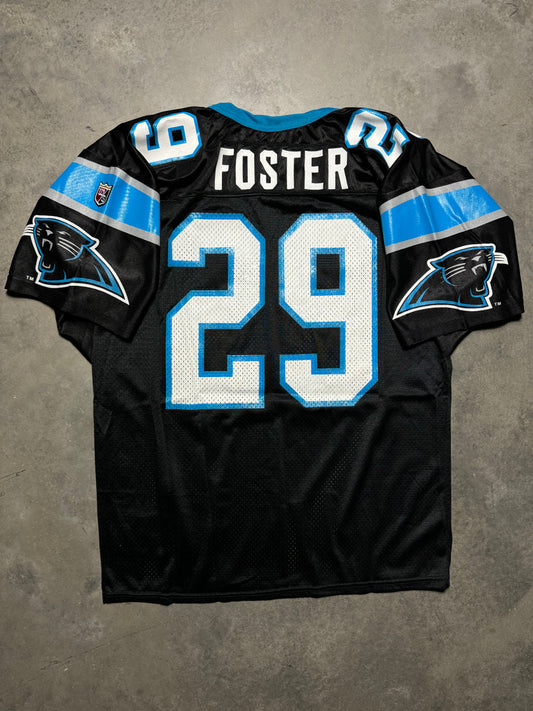1995 Carolina Panthers Barry Foster Vintage Black Wilson NFL Jersey - Deadstock (XL)