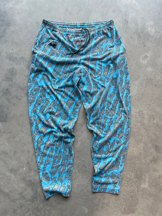 90’s Carolina Panthers Vintage All Over Printed NFL Fan Pants (36”)