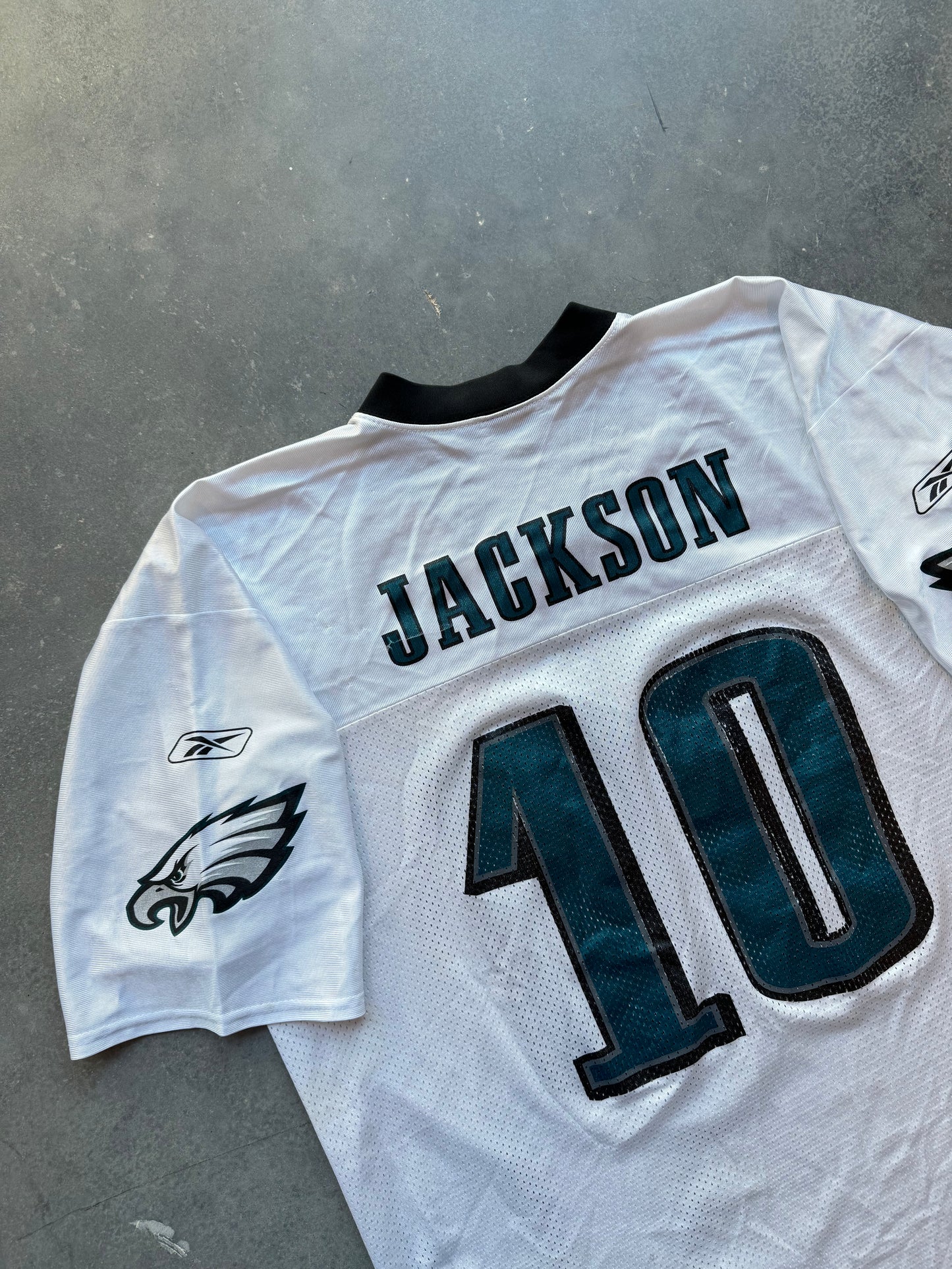 2010’s Philadelphia Eagles DeSean Jackson Vintage White NFL Jersey (XL)