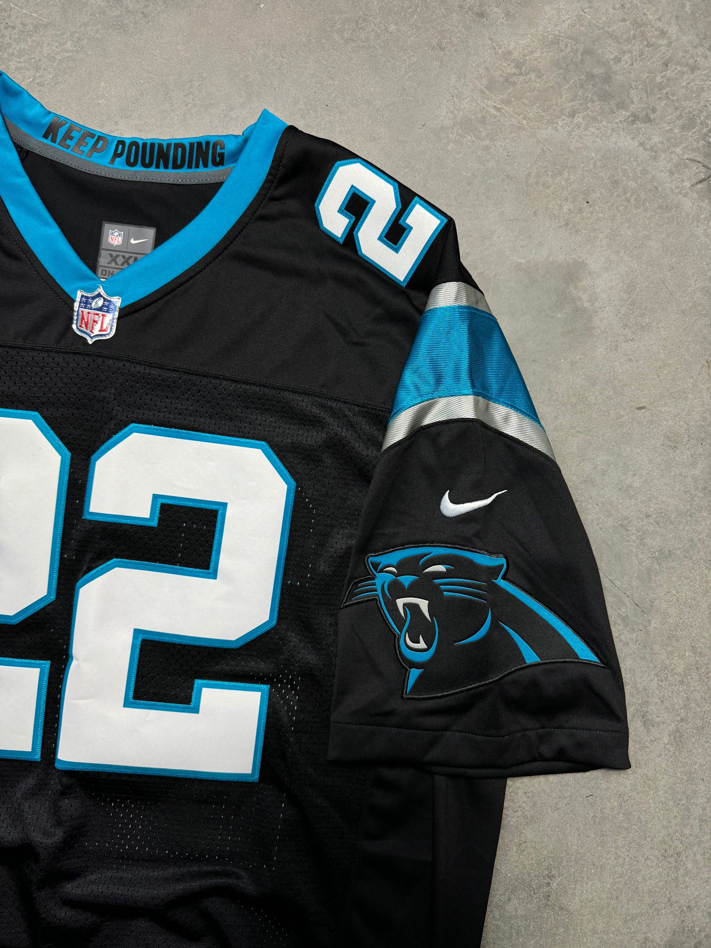 2018 Christian McCaffrey Black Nike Vapor Limited Stitched NFL Jersey (XXL)