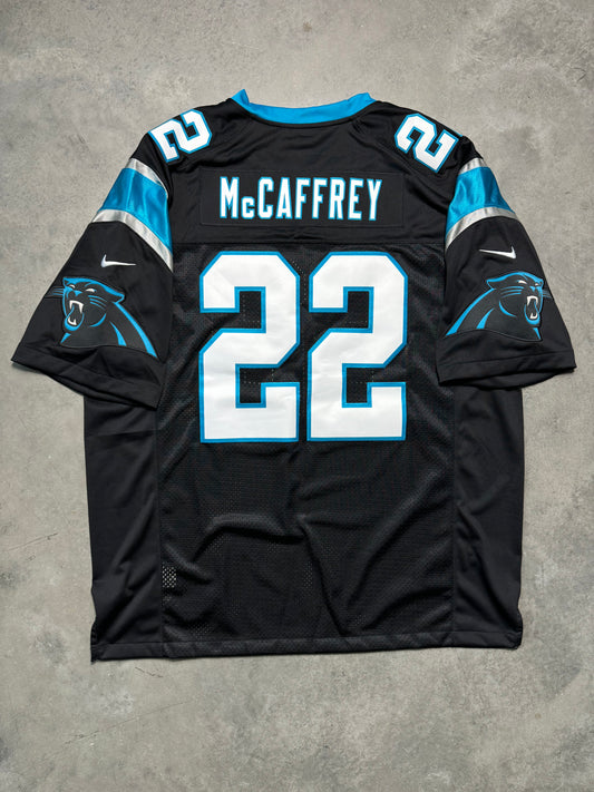 2018 Christian McCaffrey Black Nike Vapor Limited Stitched NFL Jersey (XXL)