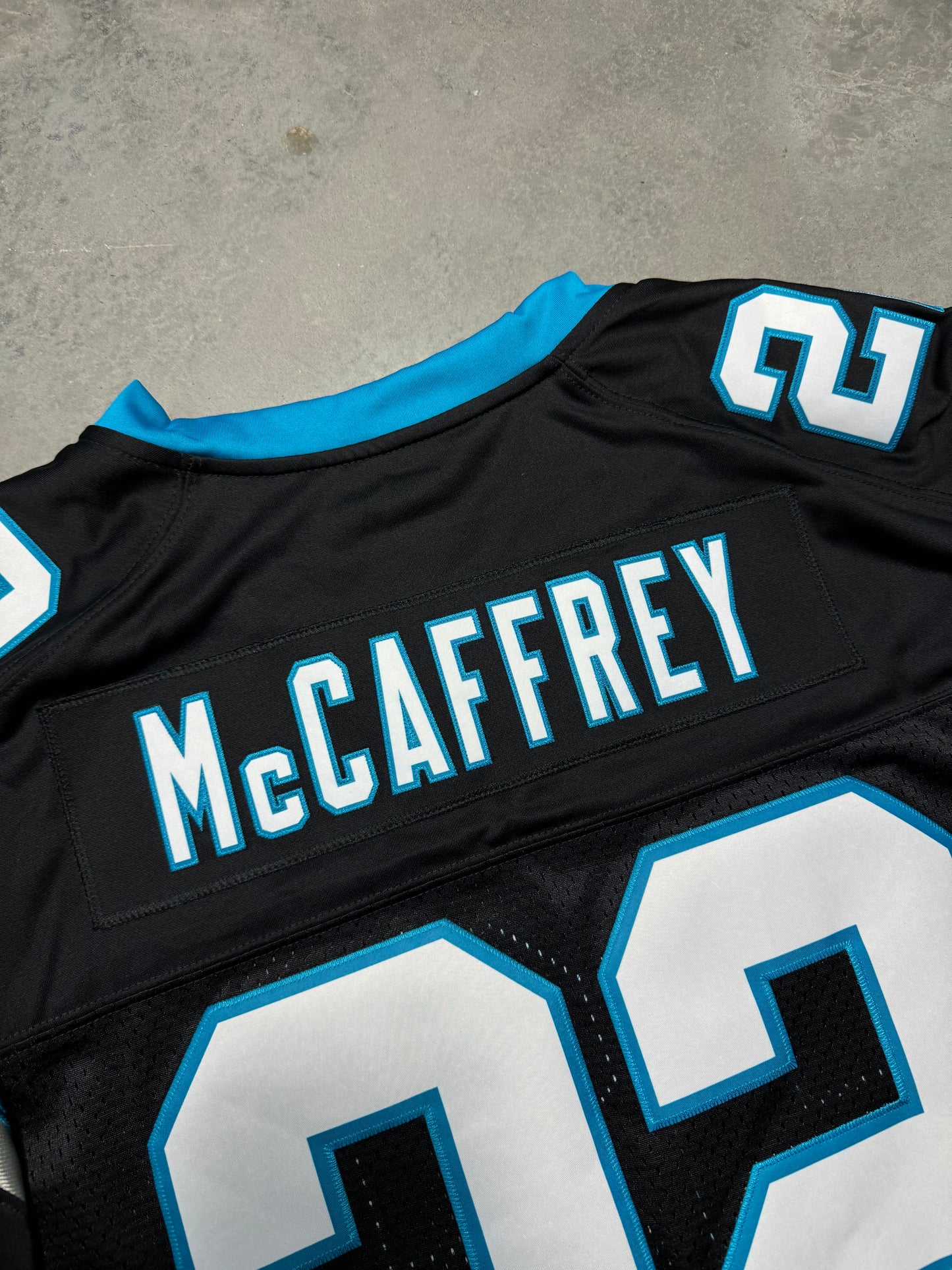 2018 Christian McCaffrey Black Nike Vapor Limited Stitched NFL Jersey (XXL)