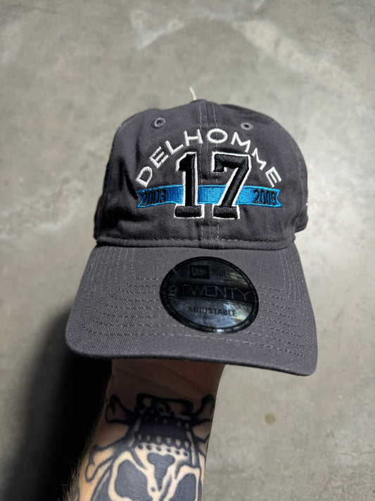 2019 Carolina Panthers Jake Delhomme Inaugural Hall of Honor Class New Era Strapback Hat - Deadstock (OSFA)
