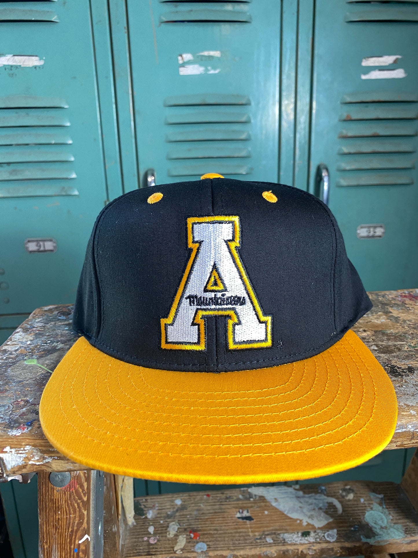 00’s Appalachian State Mountaineers Block Letter Logo Hat (OSFA) - Deadstock