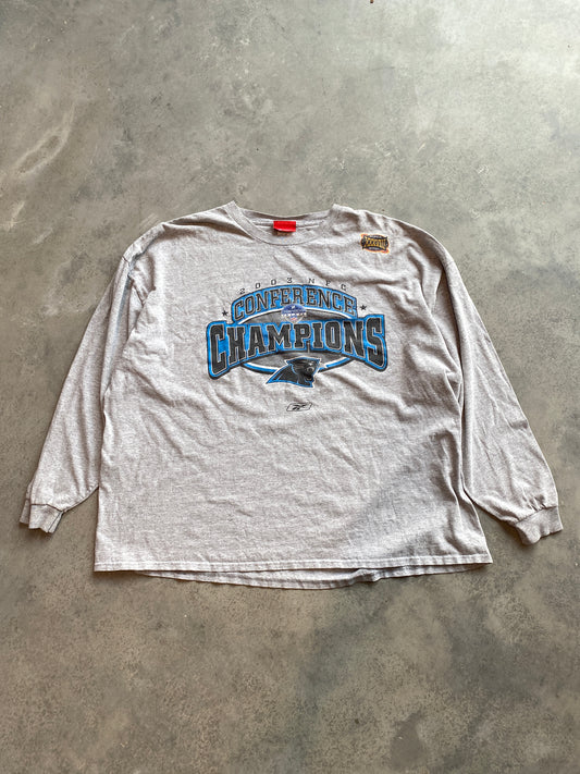 2003 Carolina Panthers Vintage NFC Champions NFL Longsleeve Tee (2XL)