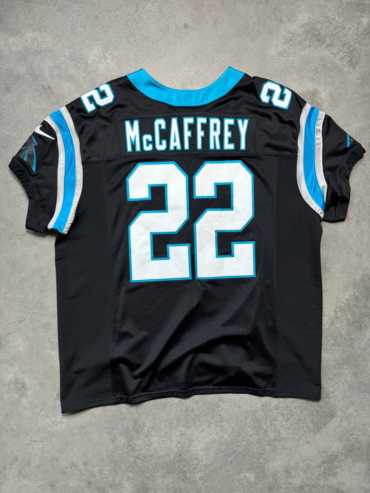 2020 Carolina Panthers Christian McCaffrey Black Nike Vapor FUSE Elite On Field Authentic NFL Jersey (52/XXL)