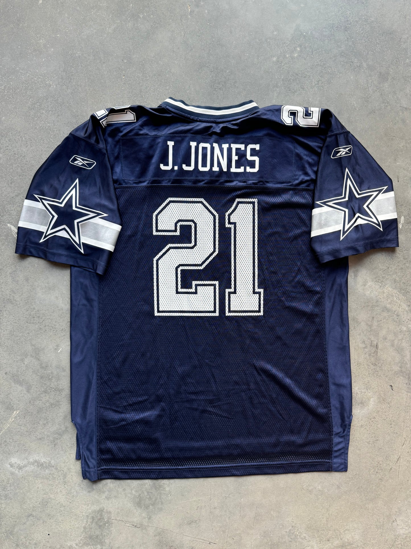 00’s Dallas Cowboys Julius Jones Vintage Alternate Reebok NFL Jersey (XL)