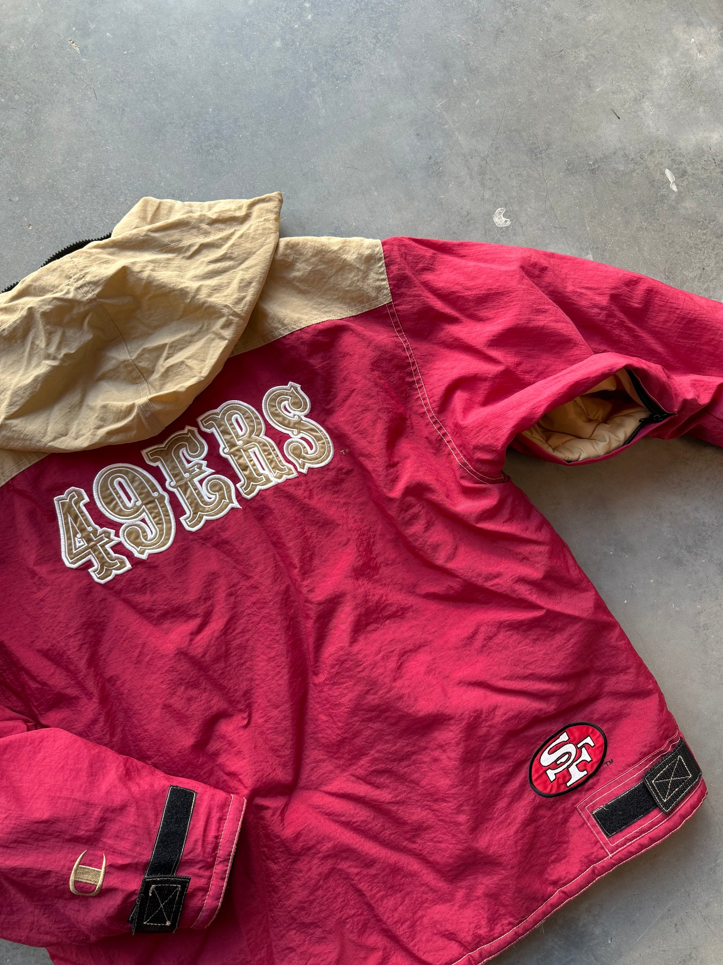 90’s San Francisco 49ers Champions Heavyweight NFL Ski Jacket (XL)