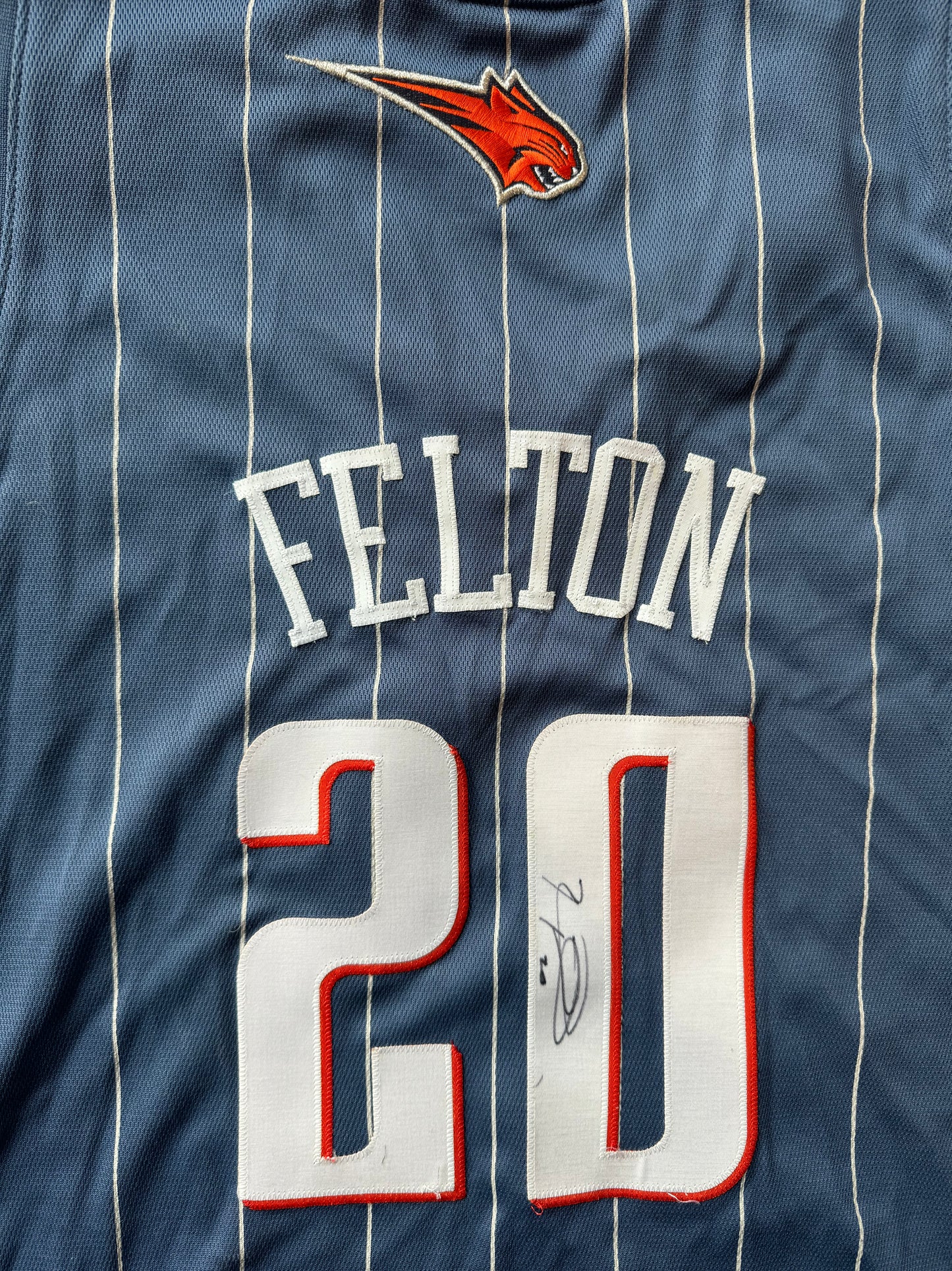 2009/2010 Charlotte Bobcats Raymond Felton Vintage Adidas Authentic Fully Stitched NBA Jersey - Deadstock & Signed (48/XL)