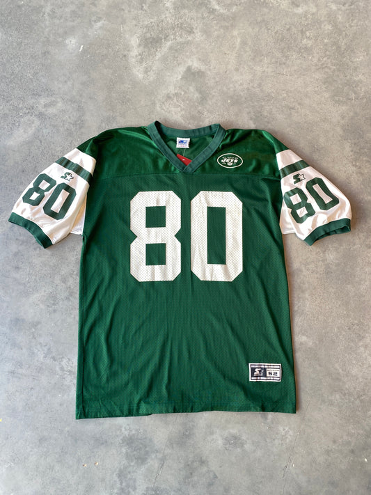 90’s New York Jets Wayne Chrebet Vintage Starter NFL Jersey (52/XL)