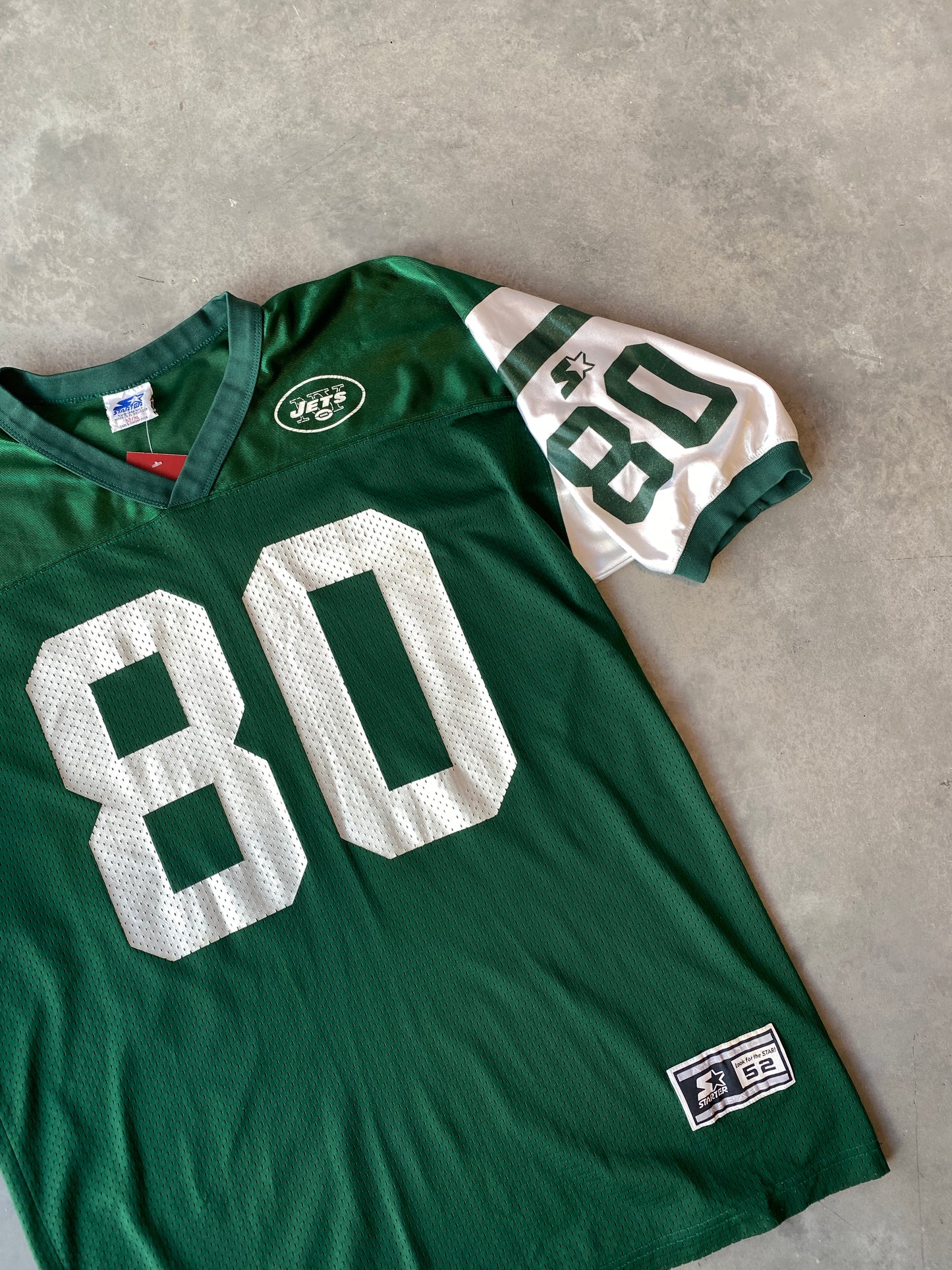 90’s New York Jets Wayne Chrebet Vintage Starter NFL Jersey (52/XL)