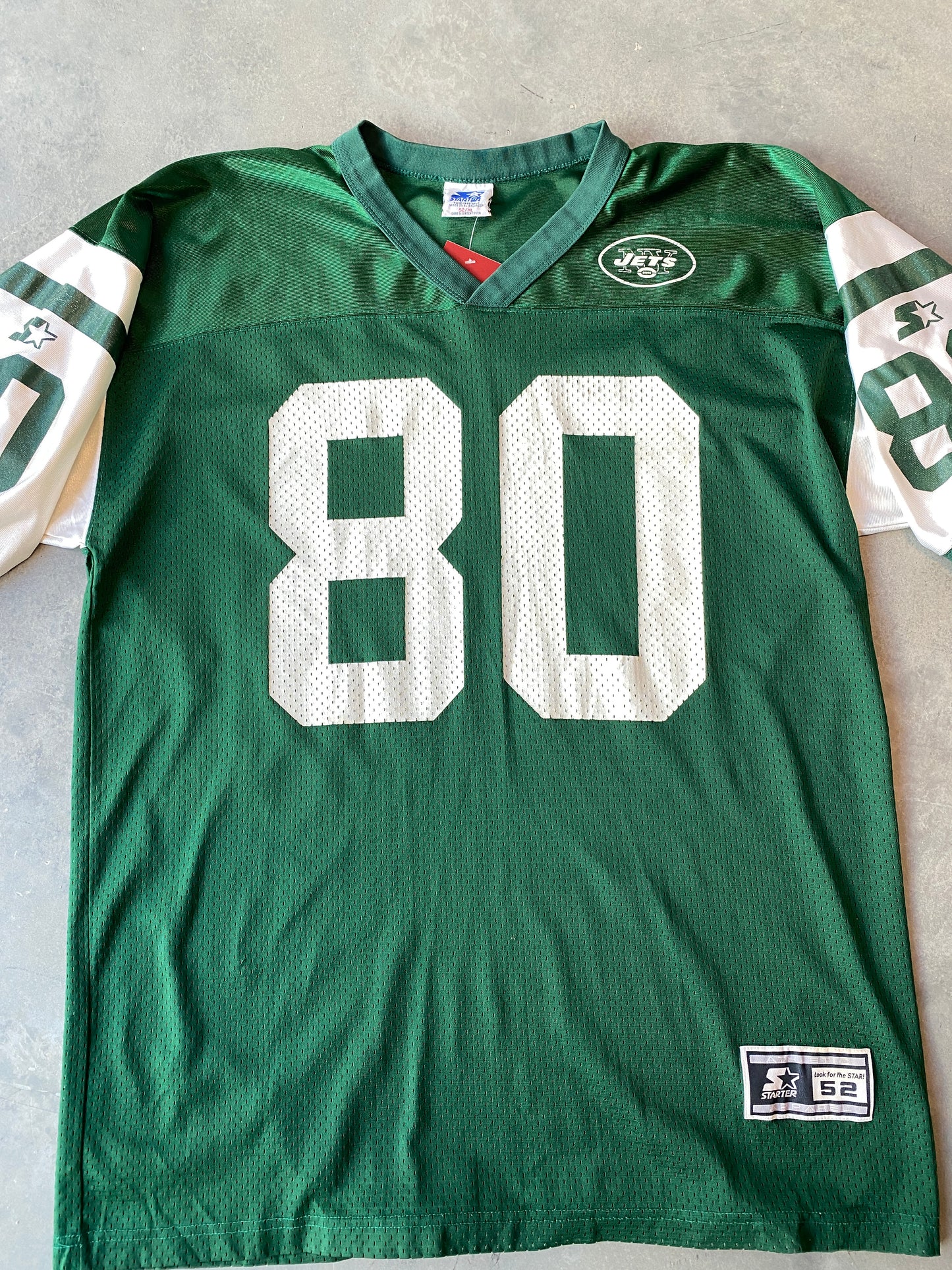 90’s New York Jets Wayne Chrebet Vintage Starter NFL Jersey (52/XL)