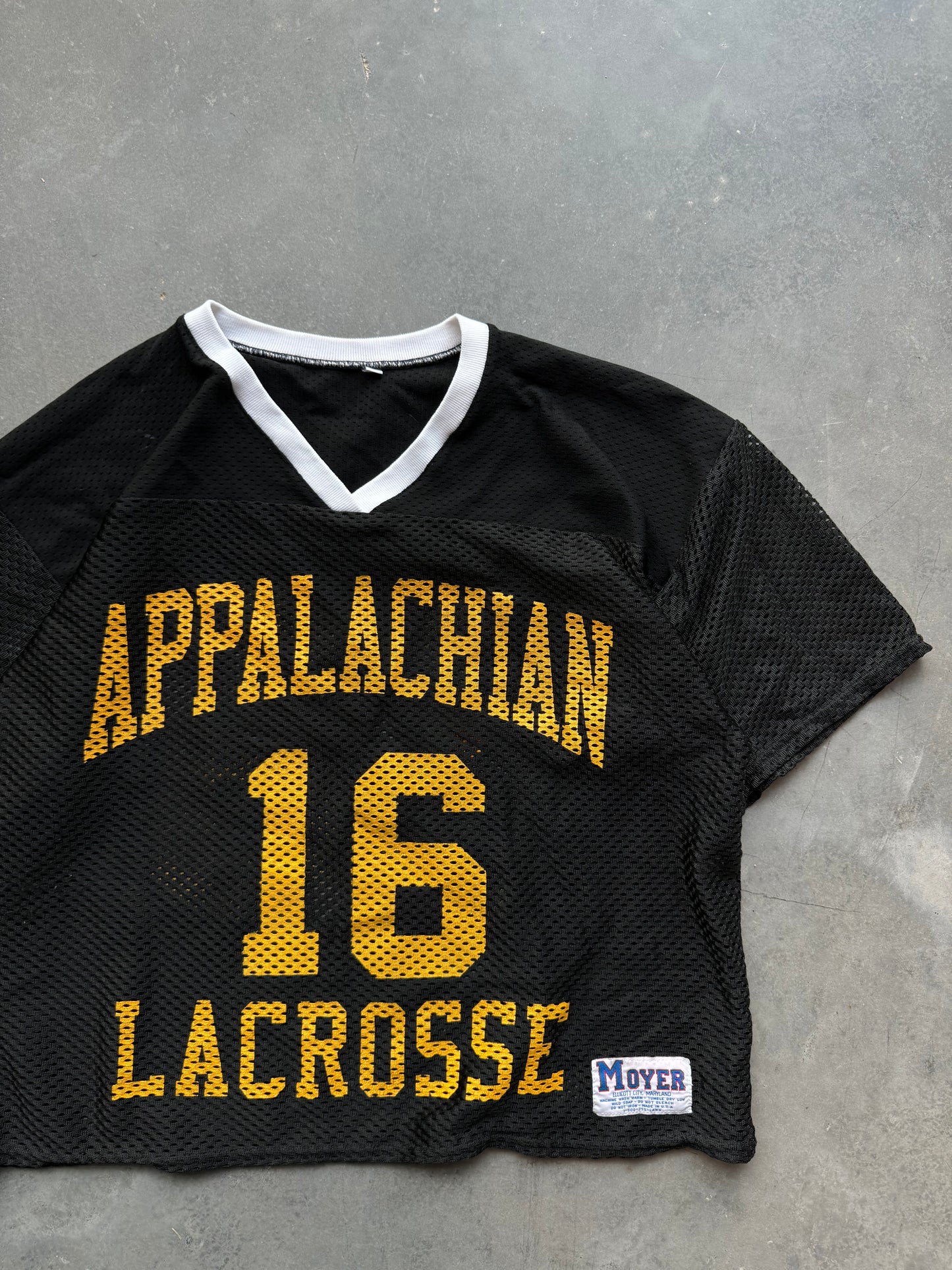 90’s Appalachian State Mountaineers Vintage Mesh Lacrosse Game Worn Jersey (Boxy XL)