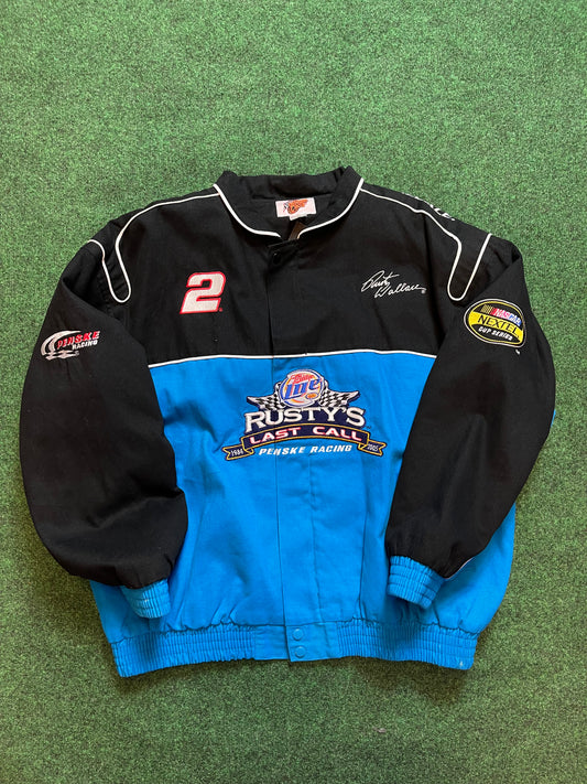 2005 Rusty Wallace Miller Lite Final Season NASCAR Racing Jacket (XL)