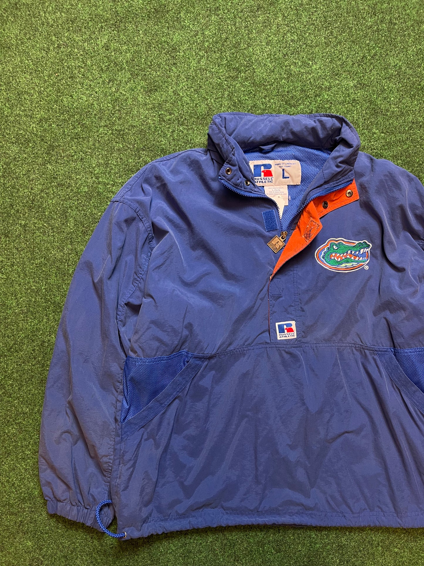 90’s Florida Gators Vintage Russell Athletic Half Zip Pullover (Large)