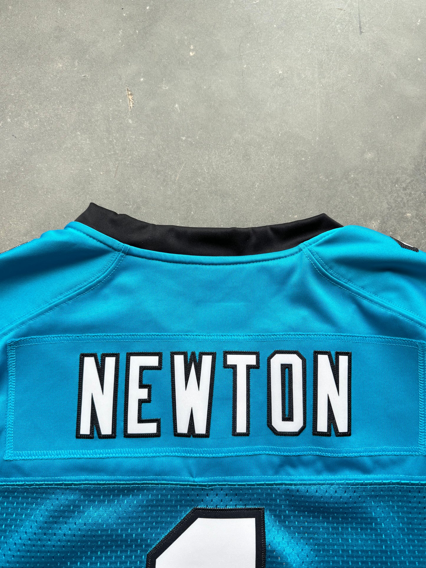 2017 Carolina Panthers Cam Newton Nike Blue Alternate Limited Authentic Stitched NFL Jersey (XL)