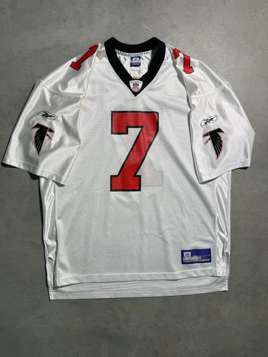 2002 Atlanta Falcons Michael Vick Vintage White Reebok NFL Jersey (XL)