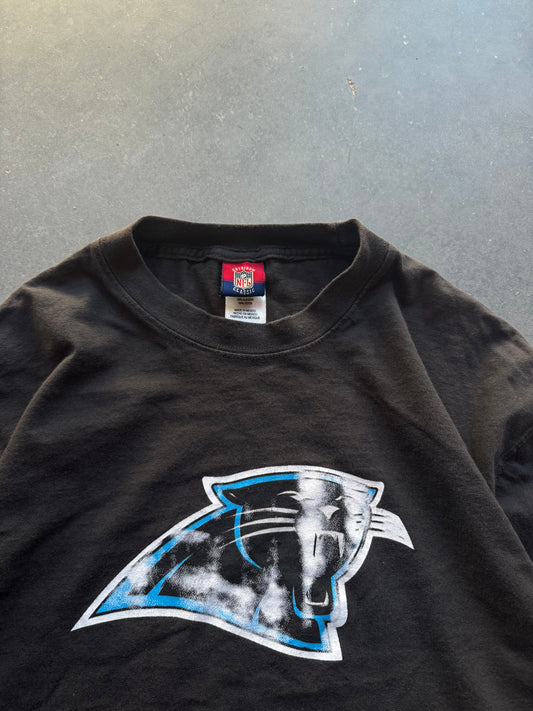 2003 Carolina Panthers Vintage Reebok Gridiron Collection Reflective Logo NFL Tee (XL)