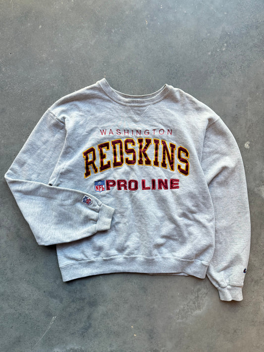 90’s Washington Redskins Vintage Champion NFL Pro Line Embroidered Crewneck (Large)