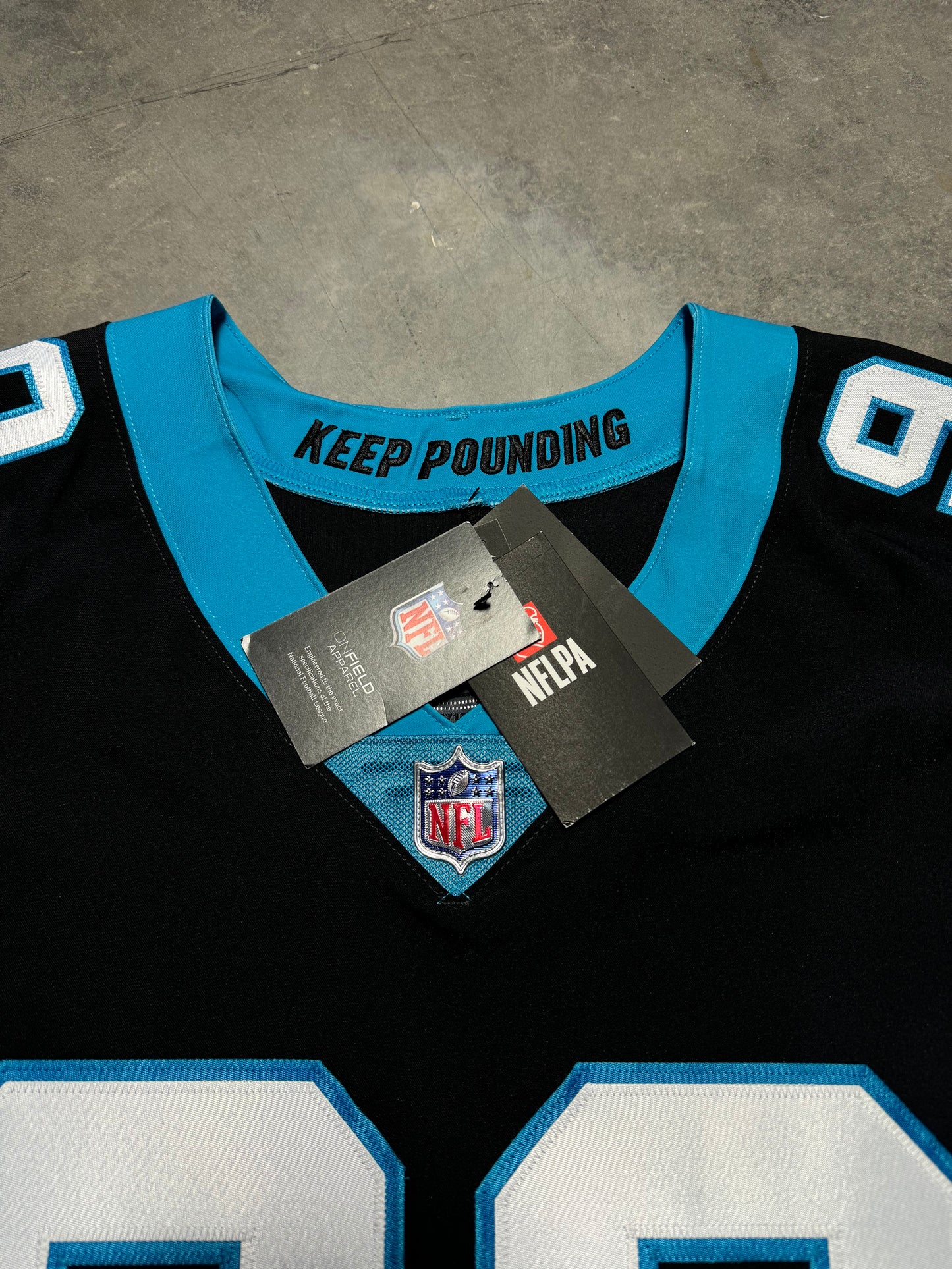 Carolina Panthers Julius Peppers Black Nike Vapor FUSE Elite On Field Authentic Stitched NFL Jersey - Deadstock (48/XL)