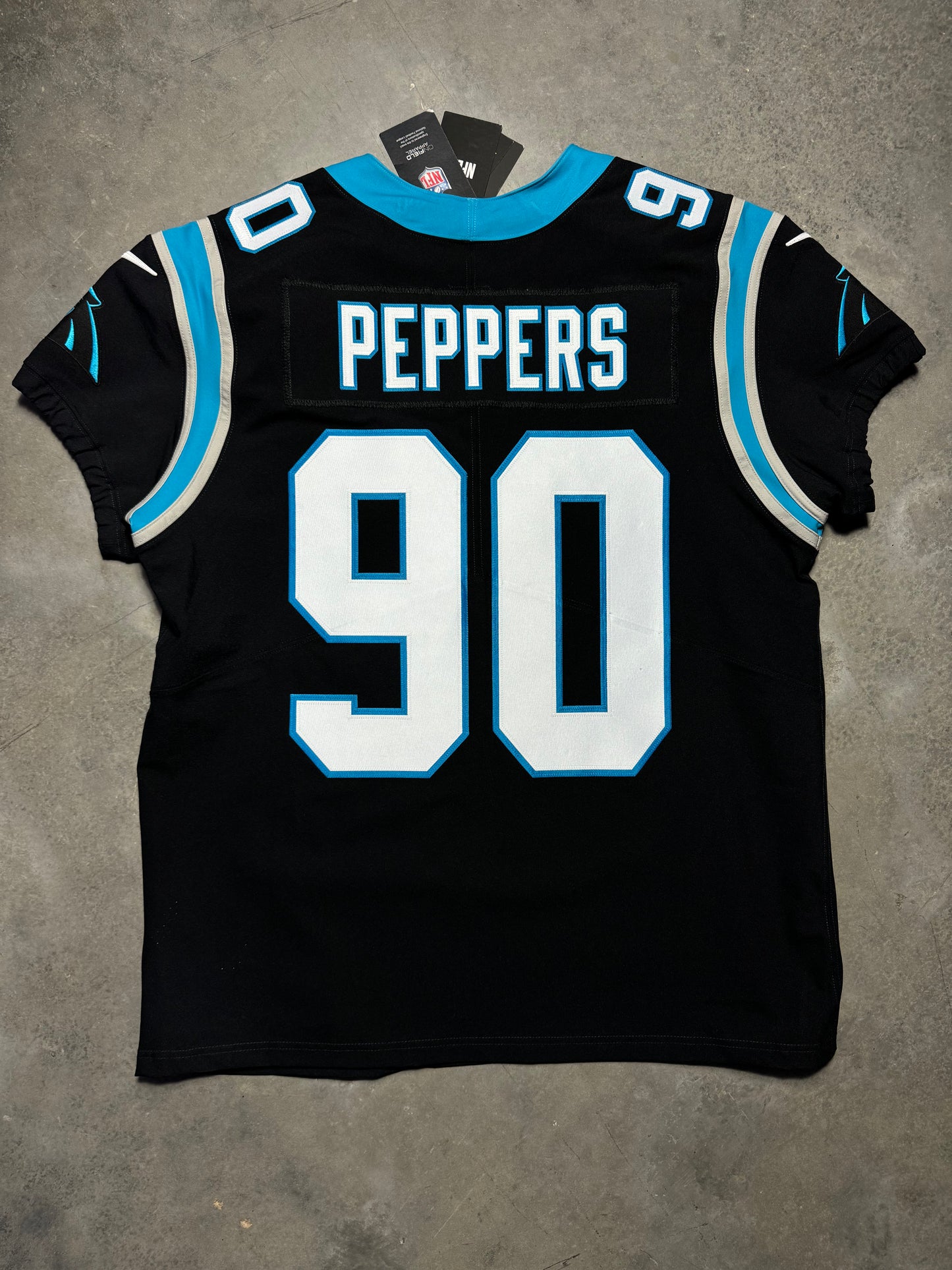 Carolina Panthers Julius Peppers Black Nike Vapor FUSE Elite On Field Authentic Stitched NFL Jersey - Deadstock (48/XL)