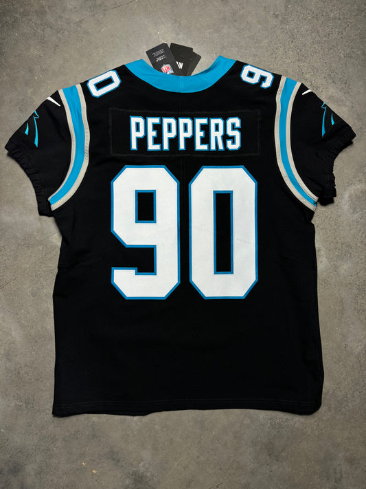 Carolina Panthers Julius Peppers Black Nike Vapor FUSE Elite On Field Authentic Stitched NFL Jersey - Deadstock (48/XL)