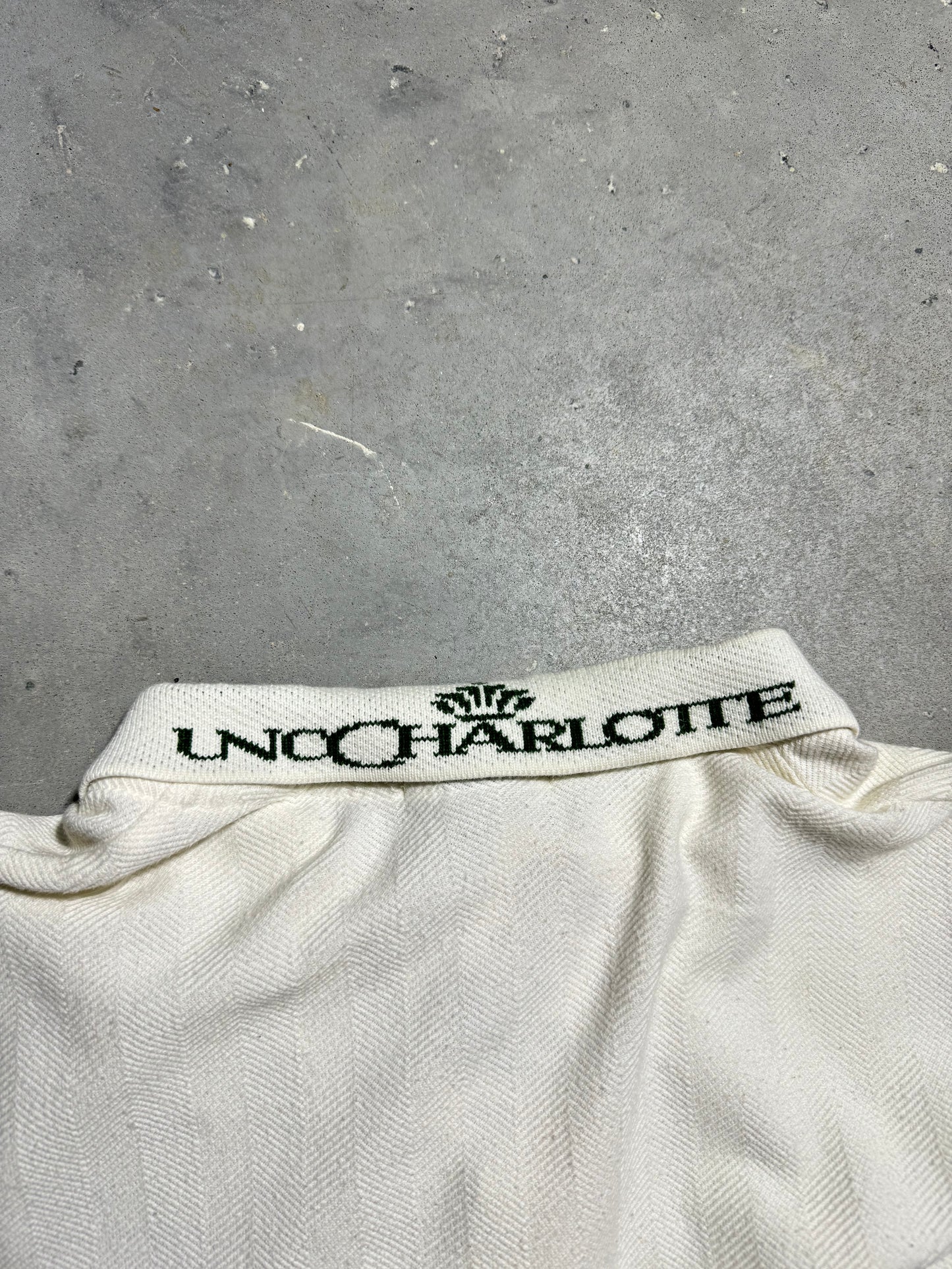 90’s UNC Charlotte 49ers Vintage Norm Logo Embroidered College Golf Polo Shirt (XL)
