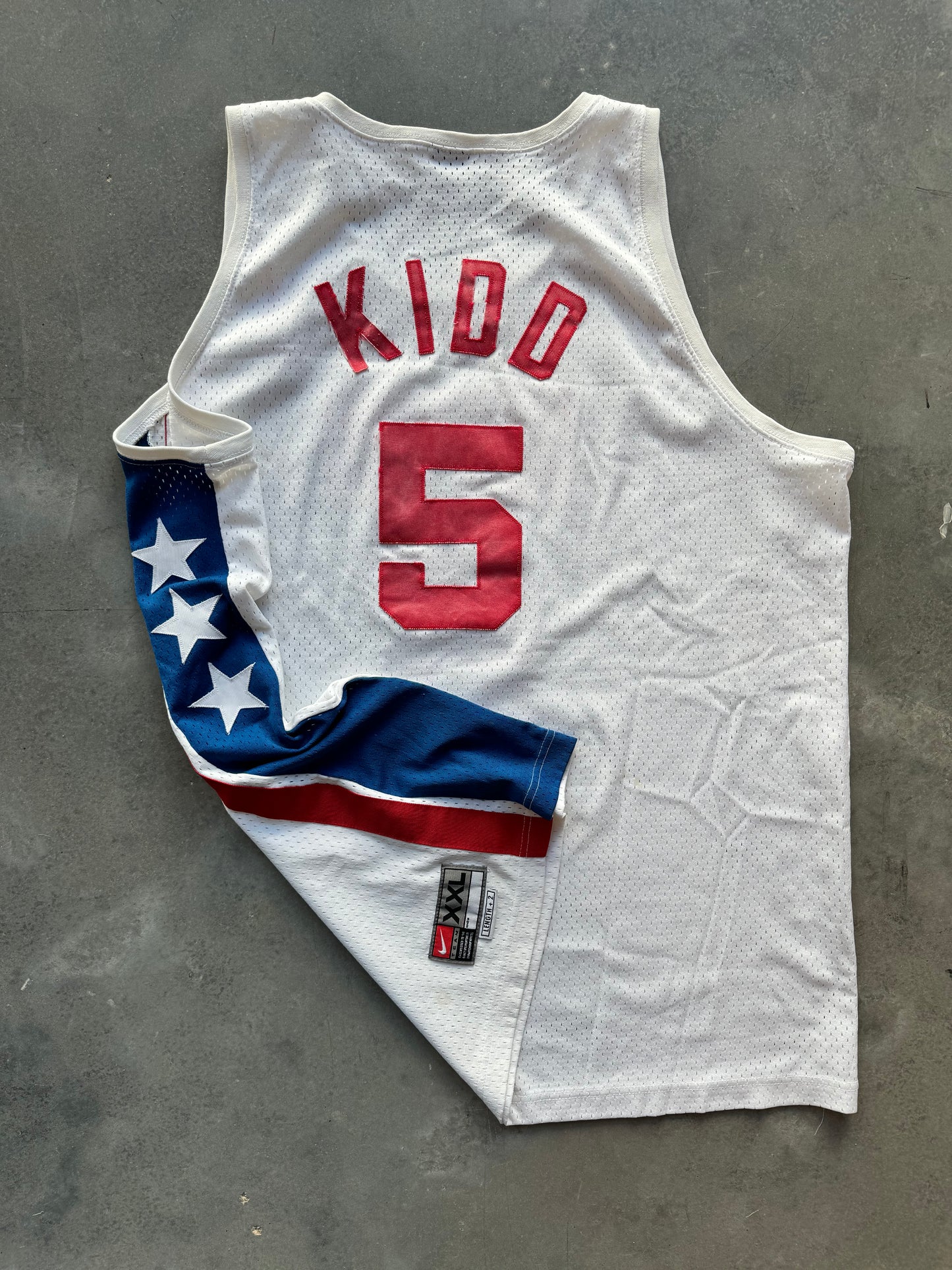 2002/2003 New Jerseys Nets Jason Kidd Vintage Nike Swingman Throwback NBA Jersey (XXL)