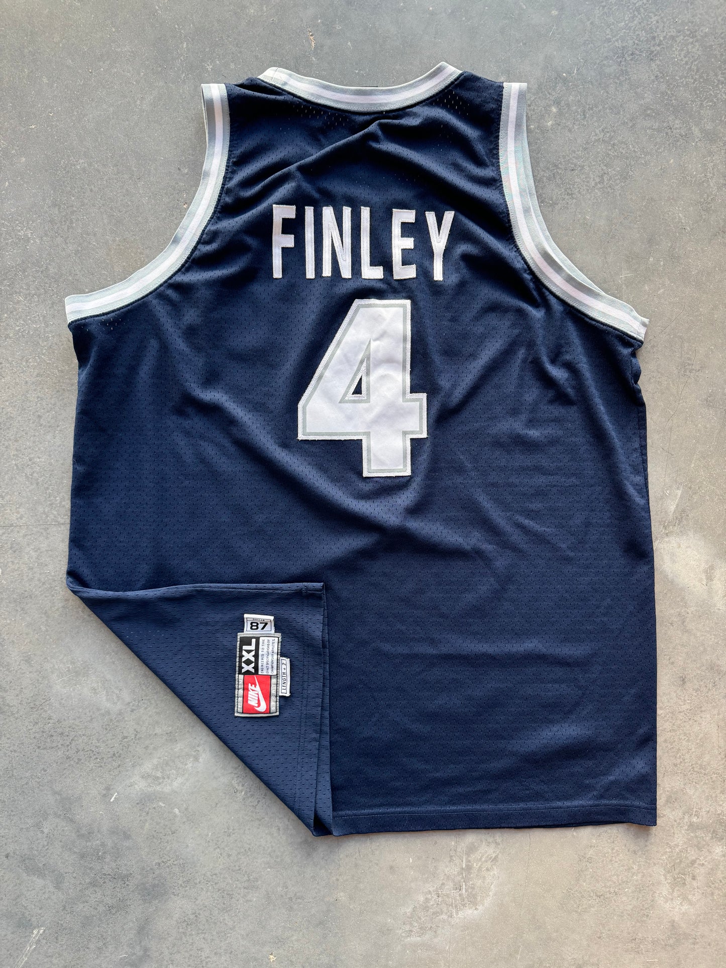 00’s Dallas Mavericks Michael Finley Vintage 1987 Nike Swingman Rewind Series Throwback NBA Jersey (XXL)