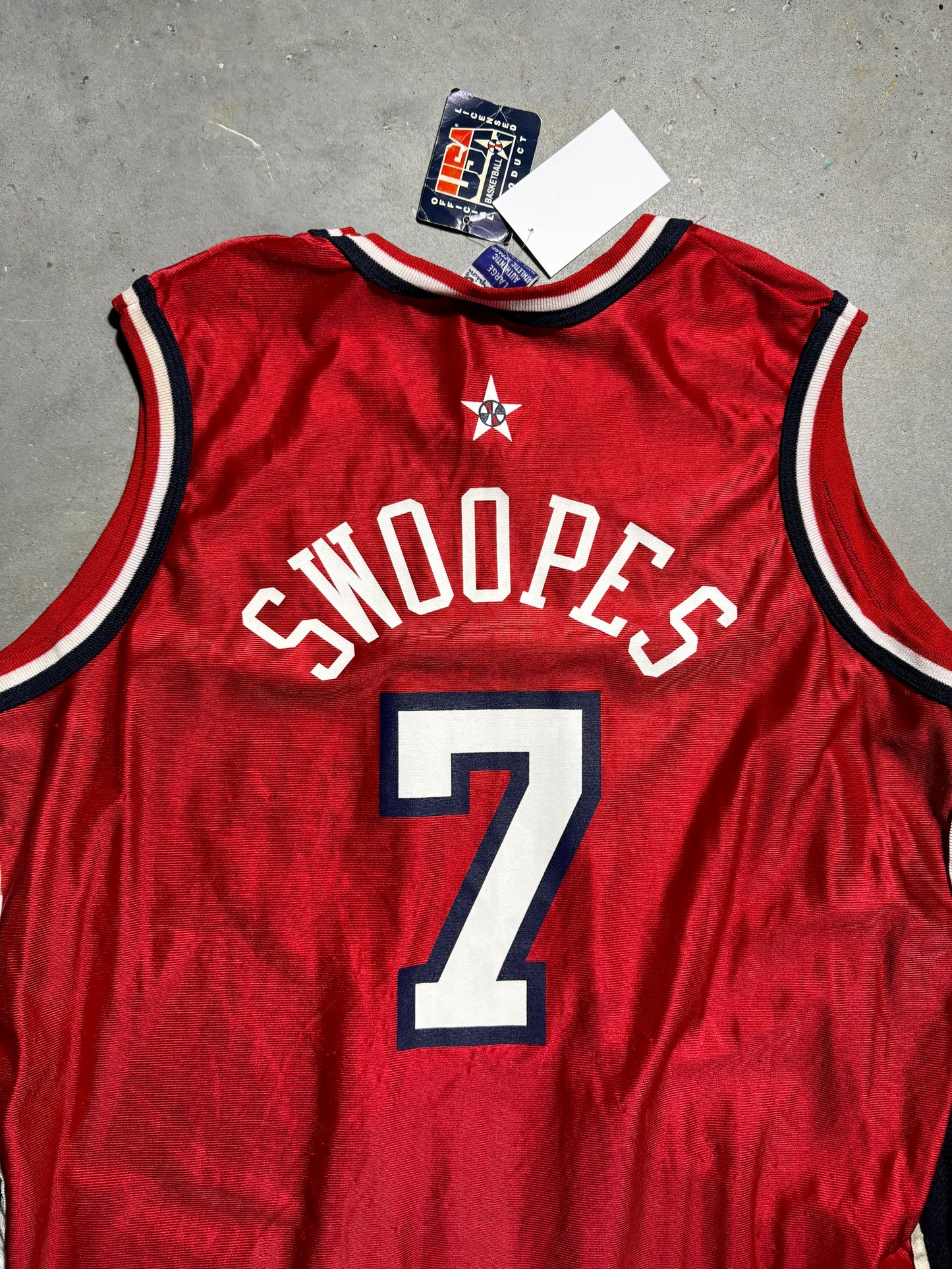 90’s Team USA Basketball Sheryl Swoopes Vintage Champion Basketball Jersey - Deadstock (44/Large)