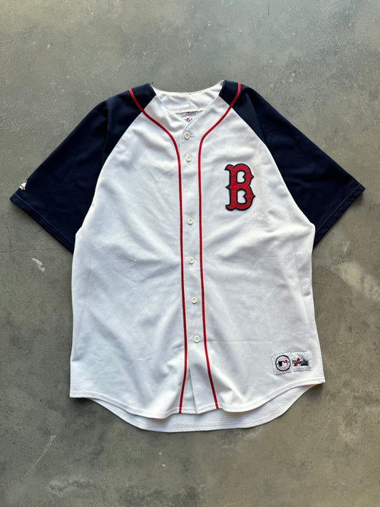 00’s Boston Red Sox Vintage Majestic Batting Practice MLB Jersey (XL)