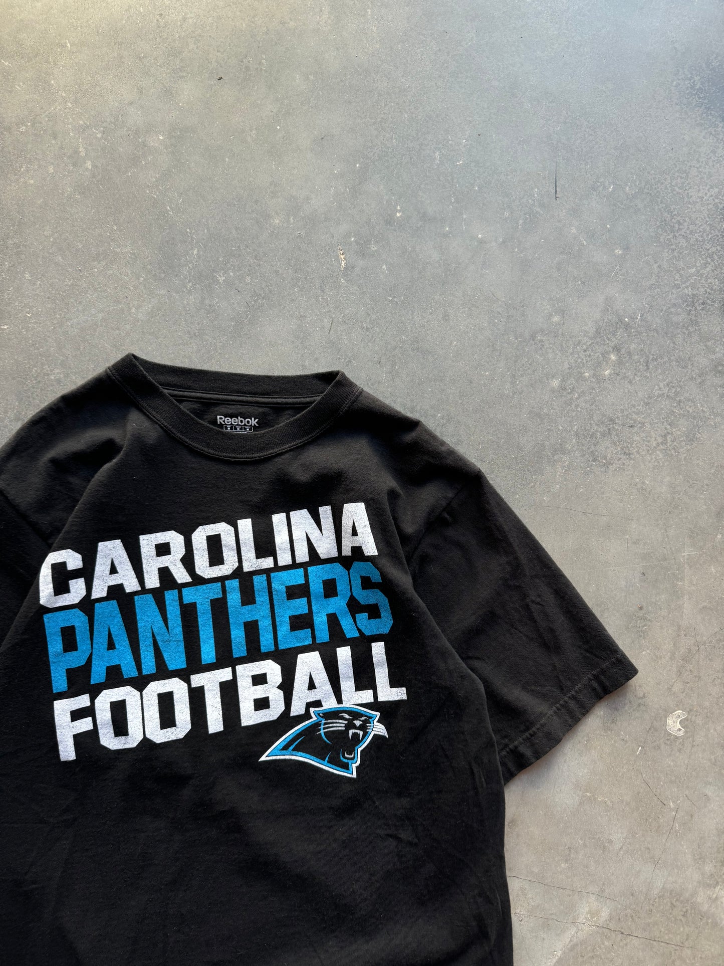 00’s Carolina Panthers Football Vintage Reebok NFL Tee (Medium)