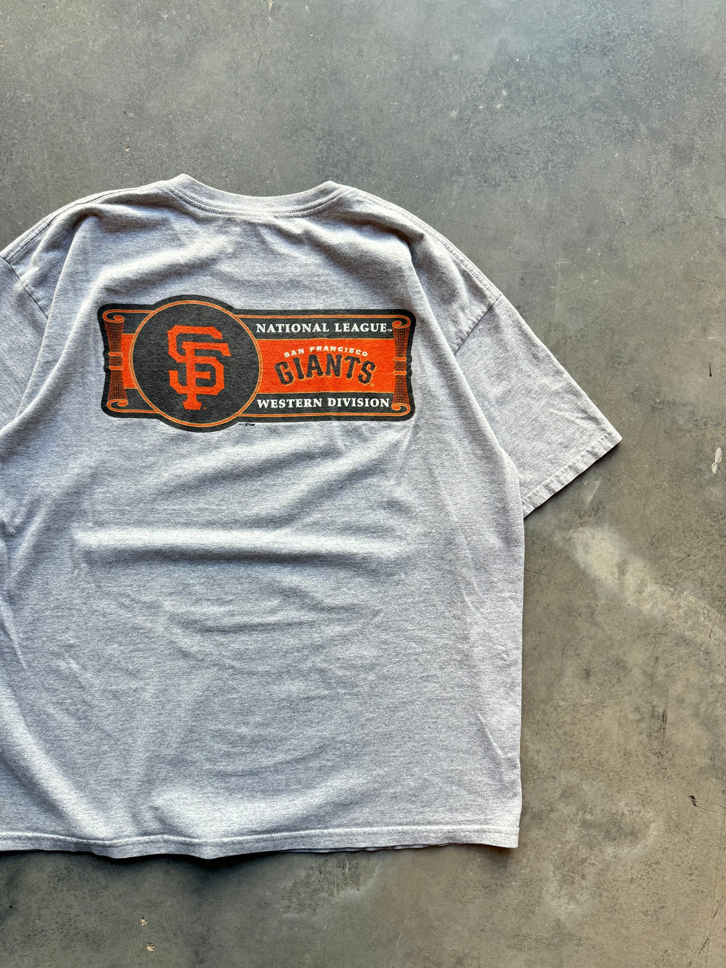 2002 San Francisco Giants Vintage Nike Mini Swoosh MLB Baseball Tee (XL)