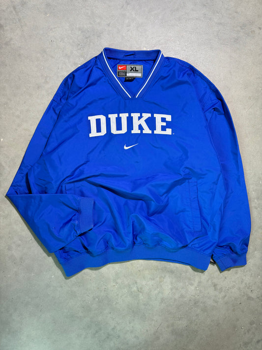 00’s Duke Blue Devils Blue Nike Mini Swoosh Embroidered College Pullover (XL)