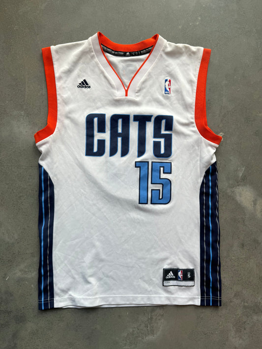 2012/2013 Charlotte Bobcats Kemba Walker White Adidas NBA Jersey (Small)