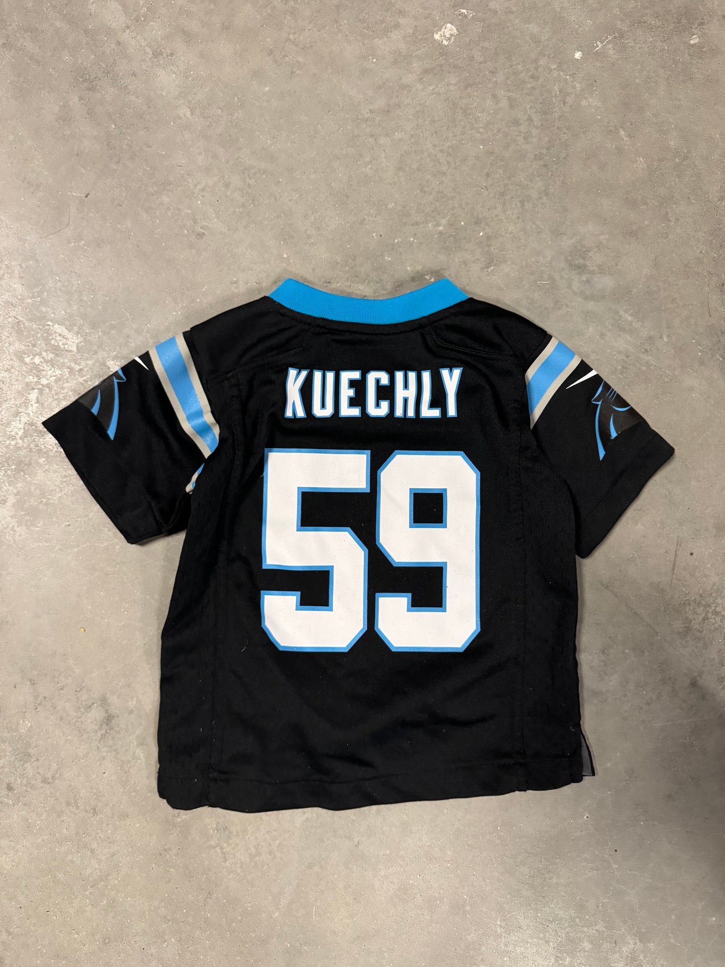 2015 Carolina Panthers Luke Kuechly Black Nike NFL Jersey (2T)