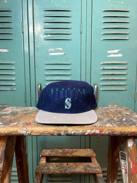 90’s Seattle Mariners Vintage MLB Baseball Strapback Hat (OSFA)