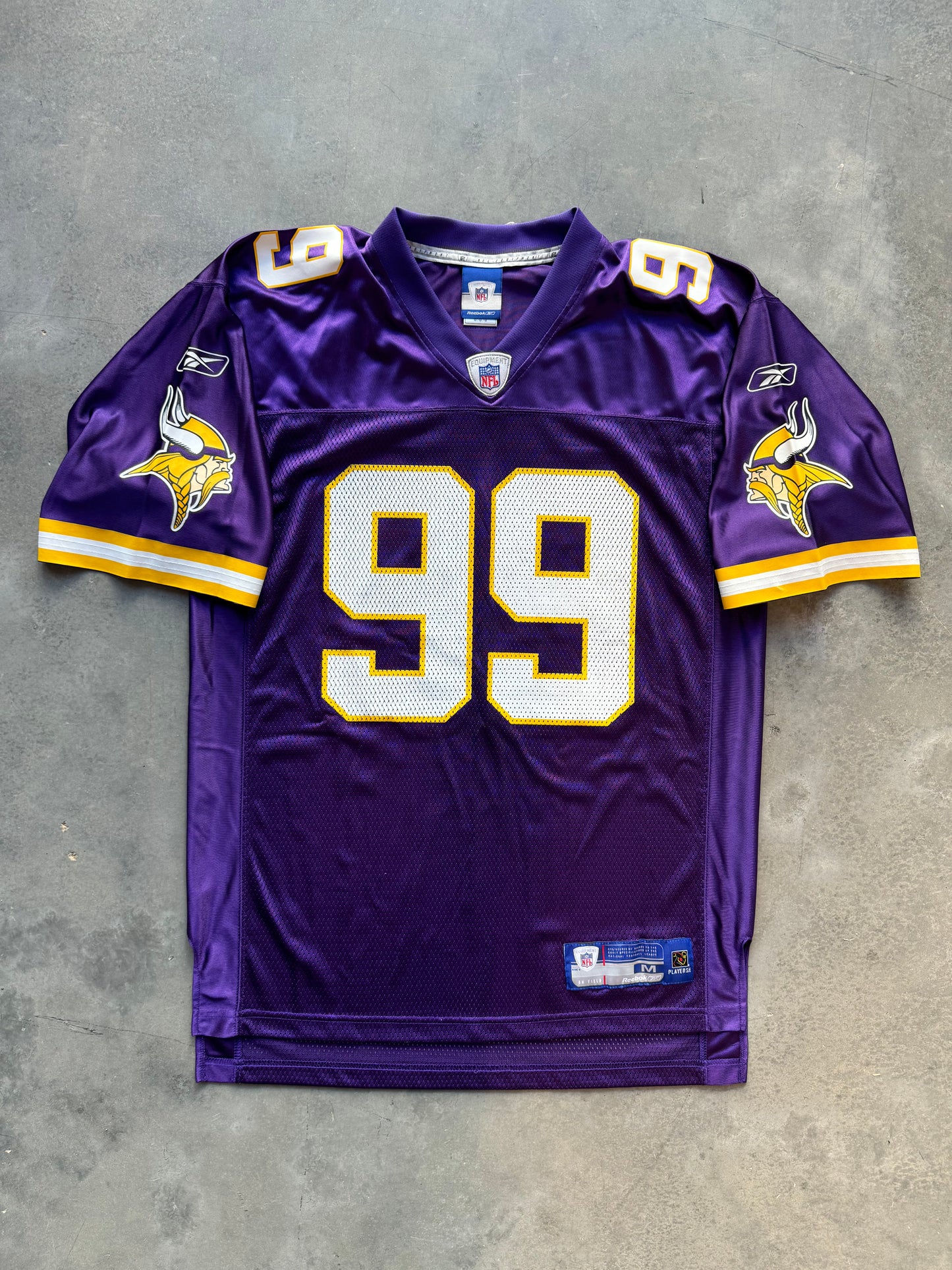 00’s Minnesota Vikings Chris Hovan Vintage Purple Reebok NFL Jersey - Deadstock (Medium)