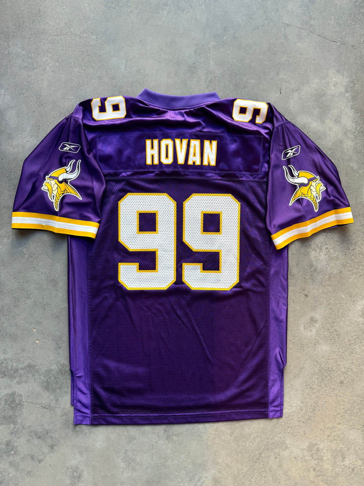 00’s Minnesota Vikings Chris Hovan Vintage Purple Reebok NFL Jersey - Deadstock (Medium)