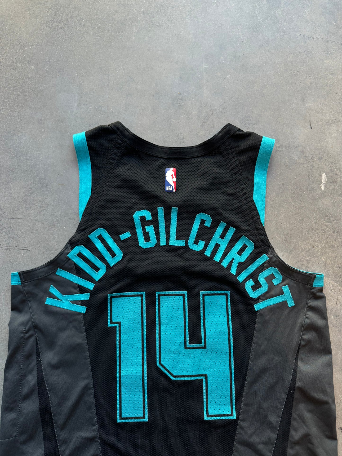 2018/2019 Charlotte Hornets Michael Kidd-Gilchrist Team Issued Pro Cut Jordan Brand Buzz City City of Flight Alternate NBA Jersey (46/Large)