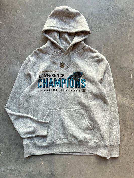 2016 Carolina Panthers Super Bowl 50 NFC Champions Nike Fleece NFL Hoodie (XL)