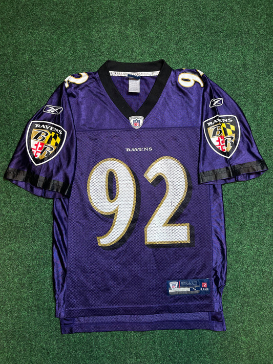 00’s Baltimore Ravens Haloti Ngata Vintage Reebok NFL Jersey (Small)