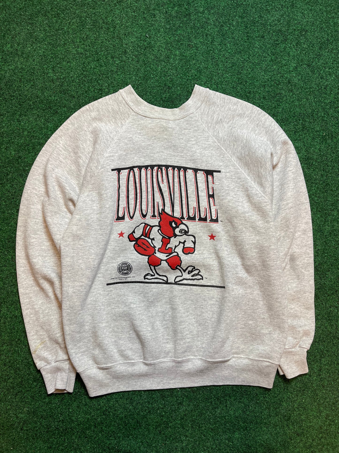 1990 Louisville Cardinals Vintage College Crewneck (Large)